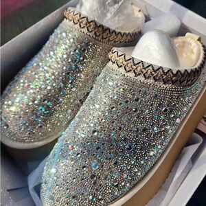 Women's bling shoes.